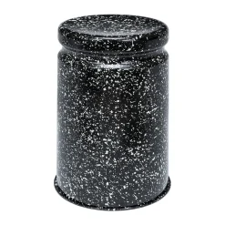 Taburete Last Ø32x44 cm, Black-white splatter