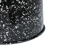 Taburete Last Ø32x44 cm, Black-white splatter