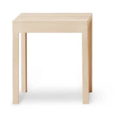 Taburete Lightweight 40x45 cm, Roble blanco