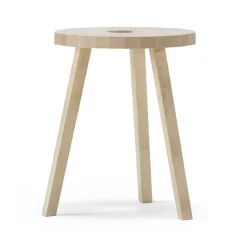 Taburete Lilla Snåland, Abedul aceitado natural