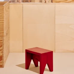 Taburete Manolito Short, Red, 30 cm