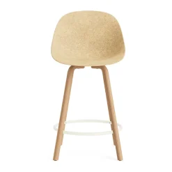 Taburete Mat Bar Chair 65 cm, Hemp-beech-cream steel