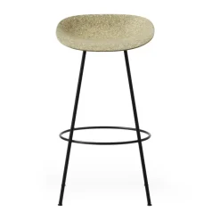Taburete Mat Barstool 75 cm, Seaweed-black steel
