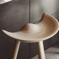 Taburete ML42 77 cm, Roble-acero