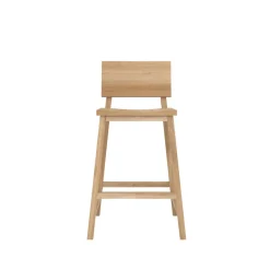 Taburete N3, Oak wax oil 49x50 cm