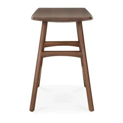 Taburete Osso 48x50 cm, Lackad teak brown