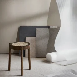 Taburete Pal, Roble claro