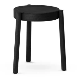 Taburete Pal, roble negro