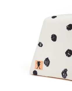 Taburete Pippi, Blanco-naranja