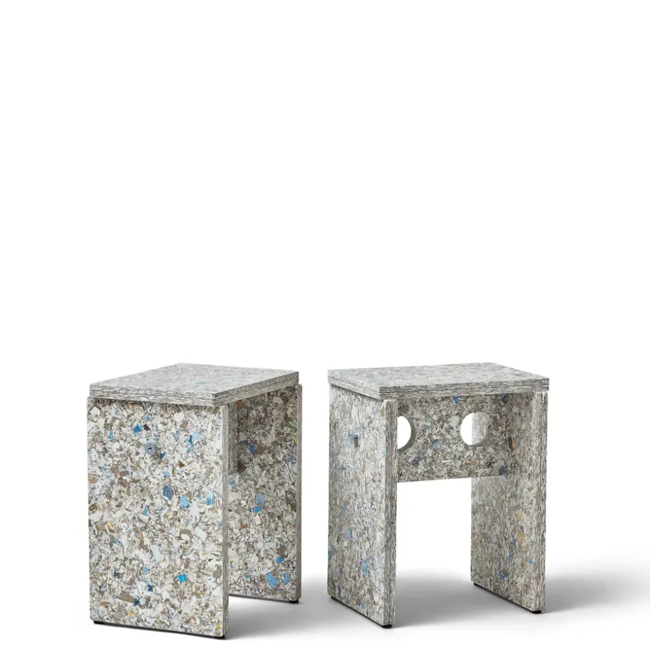 Taburete Remake 35x45 cm, Grey