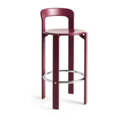Taburete Rey 75 cm, Grape red