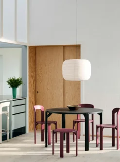 Taburete Rey Ø46,5x46 cm, Grape red