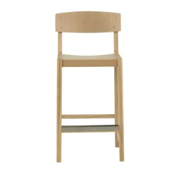 Taburete Rod 65 cm, Roble blanqueado con acabado mate