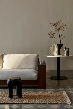 Taburete Root Ø30x40 cm, Black stained