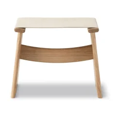 Taburete Seto, Canvas natural - roble aceitado