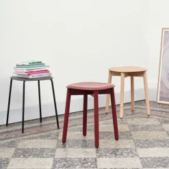 Taburete Soft Edge 72, Roble