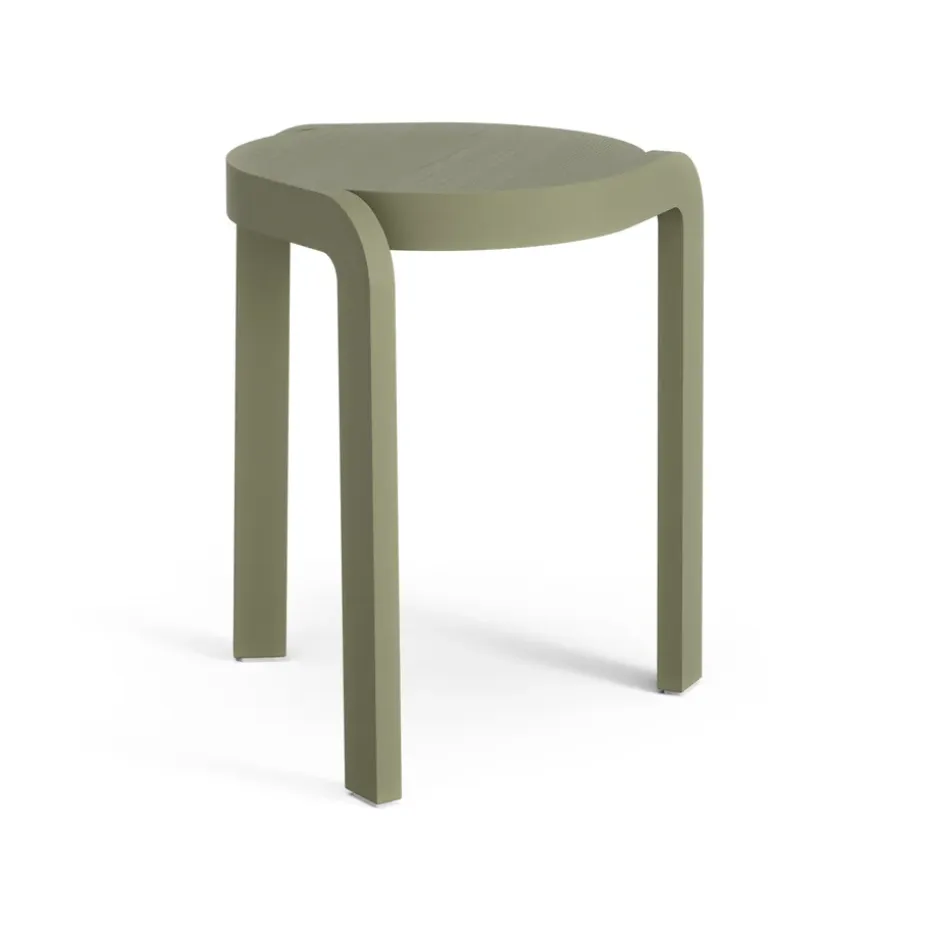 Taburete Spin H44 cm, Fresno-moss green