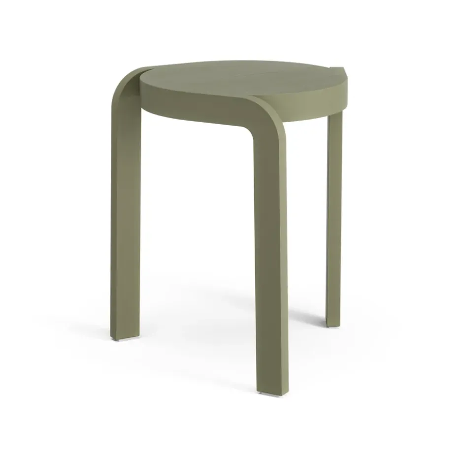 Taburete Spin H44 cm, Fresno-moss green