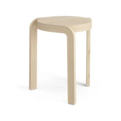 Taburete Spin H44 cm, Fresno lacado