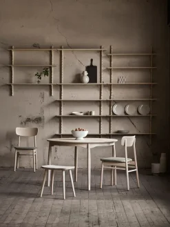 Taburete Taburetee, Barniz mate claro