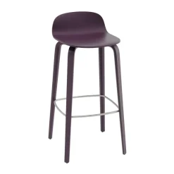 Taburete Visu 75 cm, Dark plum