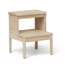 Taburete-escalera A line, Roble blanco