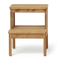 Taburete-escalera A line, Roble