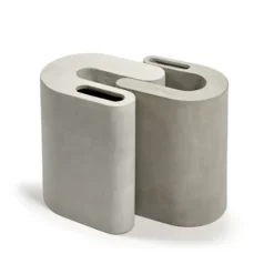 Taburete/Mesa auxiliar Concrete 37 cm, Grey