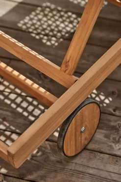 Tumbona Sandvik, Teca