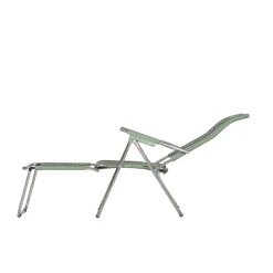 Tumbona Spaghetti con reposapiés, Sage green