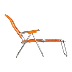 Tumbona Spaghetti con reposapiés, Orange