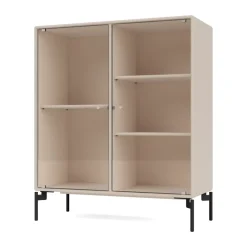 Vitrina Ripple II 69,6x82,2x30 cm, Clay-ben black