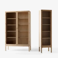 Vitrina Trace SC88 120x192x40 cm, Natural naturalal oak